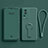 Ultra-thin Silicone Gel Soft Case Cover with Stand for Vivo iQOO Neo7 5G Midnight Green