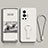 Ultra-thin Silicone Gel Soft Case Cover with Stand for Vivo X70 Pro 5G