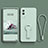 Ultra-thin Silicone Gel Soft Case Cover with Stand for Vivo Y53s 5G