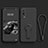 Ultra-thin Silicone Gel Soft Case Cover with Stand for Vivo Y53s t2 Black