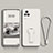 Ultra-thin Silicone Gel Soft Case Cover with Stand for Vivo Y73 (2021)