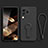 Ultra-thin Silicone Gel Soft Case Cover with Stand for Xiaomi Civi 3 5G Black