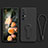 Ultra-thin Silicone Gel Soft Case Cover with Stand for Xiaomi Mi 10S 5G Black