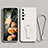 Ultra-thin Silicone Gel Soft Case Cover with Stand for Xiaomi Mi 10S 5G White