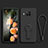 Ultra-thin Silicone Gel Soft Case Cover with Stand for Xiaomi Mi 10T Lite 5G Black