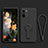Ultra-thin Silicone Gel Soft Case Cover with Stand for Xiaomi Mi 11i 5G Black