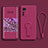 Ultra-thin Silicone Gel Soft Case Cover with Stand for Xiaomi Mi 12 5G Hot Pink