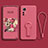 Ultra-thin Silicone Gel Soft Case Cover with Stand for Xiaomi Mi 12 5G Rose Gold