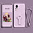 Ultra-thin Silicone Gel Soft Case Cover with Stand for Xiaomi Mi 12S Pro 5G Clove Purple