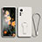 Ultra-thin Silicone Gel Soft Case Cover with Stand for Xiaomi Mi 12T 5G White