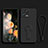 Ultra-thin Silicone Gel Soft Case Cover with Stand for Xiaomi Mi 13 5G Black