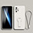 Ultra-thin Silicone Gel Soft Case Cover with Stand for Xiaomi Poco M5S White