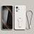 Ultra-thin Silicone Gel Soft Case Cover with Stand for Xiaomi Poco X3 GT 5G White