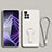 Ultra-thin Silicone Gel Soft Case Cover with Stand for Xiaomi Poco X4 NFC White