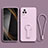 Ultra-thin Silicone Gel Soft Case Cover with Stand for Xiaomi Redmi K50 5G Clove Purple