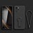 Ultra-thin Silicone Gel Soft Case Cover with Stand for Xiaomi Redmi Note 10 Pro 5G Black