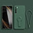 Ultra-thin Silicone Gel Soft Case Cover with Stand for Xiaomi Redmi Note 8 (2021) Midnight Green