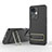 Ultra-thin Silicone Gel Soft Case Cover with Stand KC1 for OnePlus Nord CE 3 5G Black