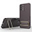 Ultra-thin Silicone Gel Soft Case Cover with Stand KC1 for Samsung Galaxy A13 4G Brown