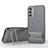 Ultra-thin Silicone Gel Soft Case Cover with Stand KC1 for Samsung Galaxy Jump3 5G