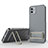 Ultra-thin Silicone Gel Soft Case Cover with Stand KC1 for Samsung Galaxy M04