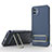 Ultra-thin Silicone Gel Soft Case Cover with Stand KC1 for Samsung Galaxy M04