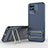 Ultra-thin Silicone Gel Soft Case Cover with Stand KC1 for Xiaomi Redmi 10 India