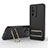 Ultra-thin Silicone Gel Soft Case Cover with Stand KC1 for Xiaomi Redmi K60 5G Black