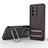 Ultra-thin Silicone Gel Soft Case Cover with Stand KC1 for Xiaomi Redmi K60 Pro 5G Brown