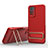 Ultra-thin Silicone Gel Soft Case Cover with Stand KC1 for Xiaomi Redmi Note 11 4G (2022) Red