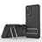 Ultra-thin Silicone Gel Soft Case Cover with Stand KC1 for Xiaomi Redmi Note 11 Pro 4G Black