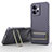 Ultra-thin Silicone Gel Soft Case Cover with Stand KC1 for Xiaomi Redmi Note 12 4G