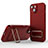 Ultra-thin Silicone Gel Soft Case Cover with Stand KC2 for Apple iPhone 13