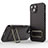 Ultra-thin Silicone Gel Soft Case Cover with Stand KC2 for Apple iPhone 14