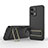 Ultra-thin Silicone Gel Soft Case Cover with Stand KC2 for Xiaomi Poco X5 5G Black