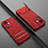 Ultra-thin Silicone Gel Soft Case Cover with Stand KC3 for Oppo K11x 5G Red