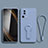 Ultra-thin Silicone Gel Soft Case Cover with Stand S01 for Xiaomi Civi 2 5G