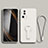 Ultra-thin Silicone Gel Soft Case Cover with Stand S01 for Xiaomi Civi 2 5G White