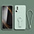 Ultra-thin Silicone Gel Soft Case Cover with Stand S01 for Xiaomi Mi 13 Lite 5G Matcha Green