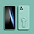 Ultra-thin Silicone Gel Soft Case Cover with Stand S01 for Xiaomi Redmi K50 5G Cyan