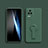 Ultra-thin Silicone Gel Soft Case Cover with Stand S01 for Xiaomi Redmi K50 5G Midnight Green