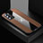 Ultra-thin Silicone Gel Soft Case Cover X01L for Oppo Reno6 5G Brown