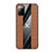 Ultra-thin Silicone Gel Soft Case Cover X01L for Samsung Galaxy A03s Brown