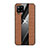 Ultra-thin Silicone Gel Soft Case Cover X02L for Samsung Galaxy A42 5G Brown