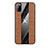 Ultra-thin Silicone Gel Soft Case Cover X02L for Samsung Galaxy M21 Brown