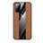 Ultra-thin Silicone Gel Soft Case Cover X02L for Samsung Galaxy S20 Brown