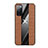 Ultra-thin Silicone Gel Soft Case Cover X02L for Samsung Galaxy S20 FE (2022) 5G Brown