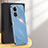 Ultra-thin Silicone Gel Soft Case Cover XL1 for Oppo A18 Blue