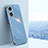 Ultra-thin Silicone Gel Soft Case Cover XL1 for Oppo A2x 5G Blue