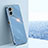 Ultra-thin Silicone Gel Soft Case Cover XL1 for Oppo A57e Blue